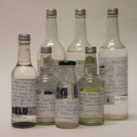 Bill Pearson (early 2014) - 7 Bottles Extracted by De-Humidifier from Toynbee Studios, Early 2014