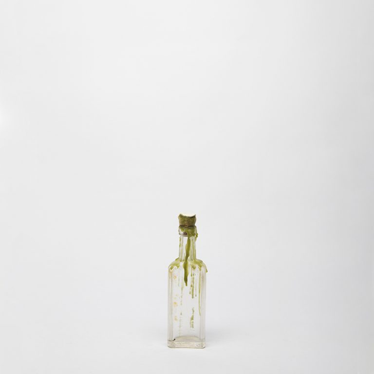 Courtenay Stickles (04/03/2018) - Leighton Beach "My home, my happy place…my heartbeat" Collected in a bottle that was found, amongst others in my backyard after decades underground.